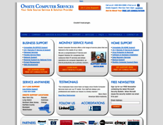 onsitecomputerservices.net screenshot