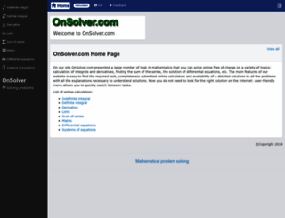 onsolver.com screenshot