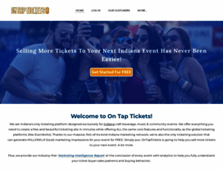 ontaptickets.com screenshot