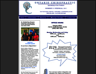 ontario-chiropractic.com screenshot