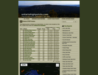 ontariohighpoints.com screenshot