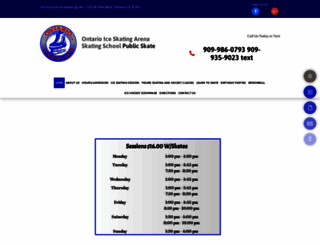 ontarioiceskating.net screenshot