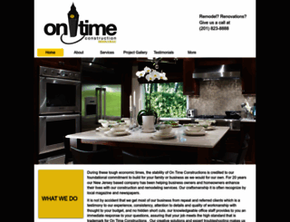 ontimeconstruction.net screenshot