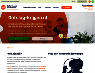 ontslag-krijgen.nl screenshot