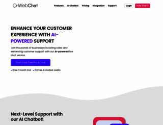onwebchat.com screenshot