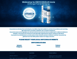 onycosolveasia.com screenshot