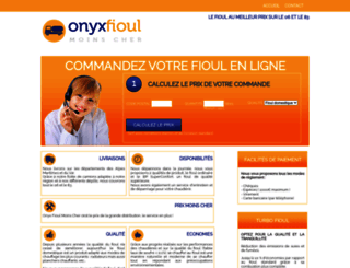 onyx-fioul.com screenshot
