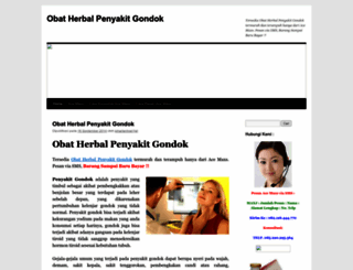 oobatherbalpenyakitgondok.wordpress.com screenshot