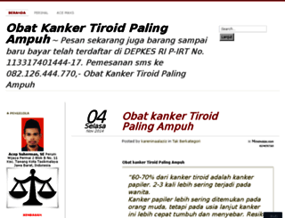 oobatkankertiroid.wordpress.com screenshot