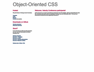 oocss.org screenshot