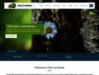 ootycarrentals.com screenshot