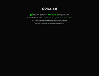 ooxx.se screenshot