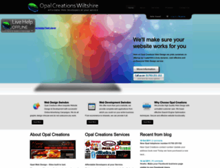 opal-creations.co.uk screenshot