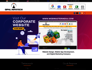 opalinfotech.com screenshot