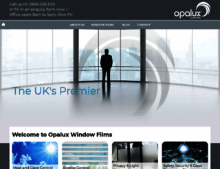opaluxwindowfilms.com screenshot