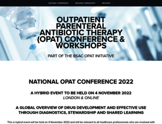 opat-conference.com screenshot