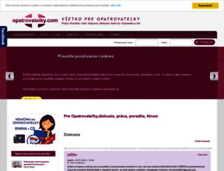 opatrovatelky.com screenshot