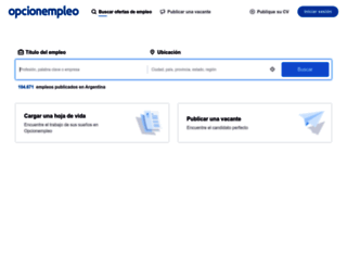 opcionempleo.com.ar screenshot