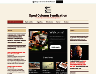 opedcolumnsyndication.news.blog screenshot