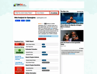 opeengines.com.cutestat.com screenshot