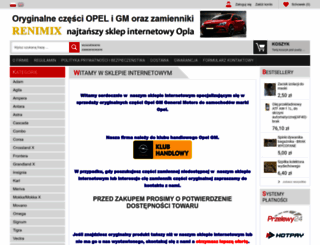 opel-e-sklep.pl screenshot