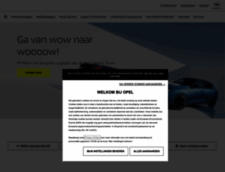 opel.nl screenshot