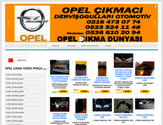 opelyedekparcaci.net screenshot