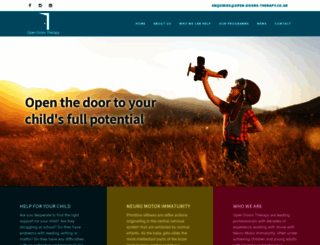 open-doors-therapy.co.uk screenshot