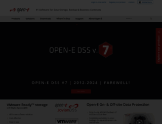 open-e.com screenshot