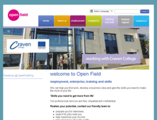 open-field.org.uk screenshot