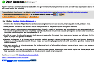 open-genomes.org screenshot