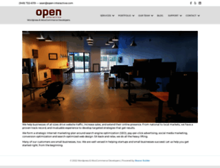 open-interactive.com screenshot
