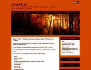 open-minds-uk.com screenshot