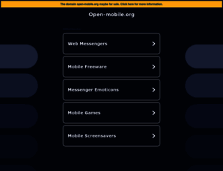 open-mobile.org screenshot