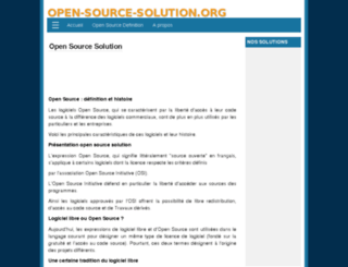 open-source-solution.org screenshot