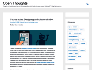 open-thoughts.com screenshot