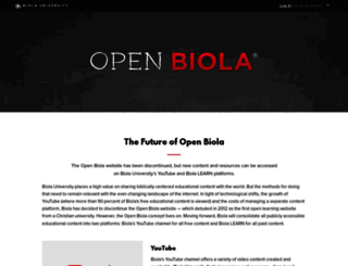 open.biola.edu screenshot
