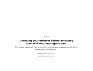 openaccelerationprogram.com screenshot