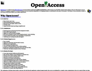 openaccess.co.za screenshot