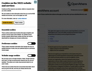 openathens.nice.org.uk screenshot