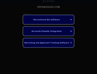 openbizdata.com screenshot