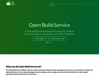 openbuildservice.org screenshot
