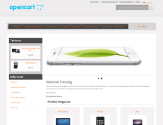 opencart.pijaronline.com screenshot