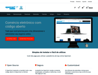 opencartbrasil.com.br screenshot