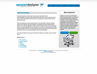 opencartdesigner.com screenshot