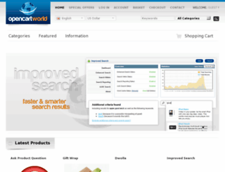 opencartworld.com screenshot