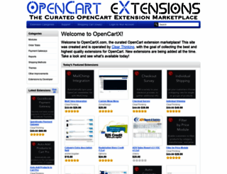 opencartx.net screenshot