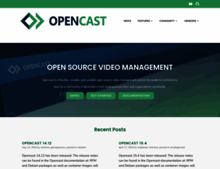 opencast.org screenshot