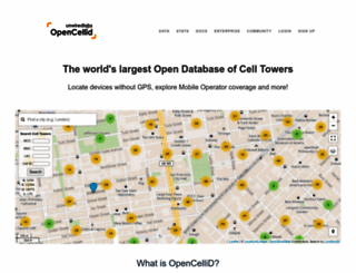 opencellid.org screenshot
