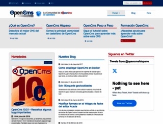opencmshispano.com screenshot